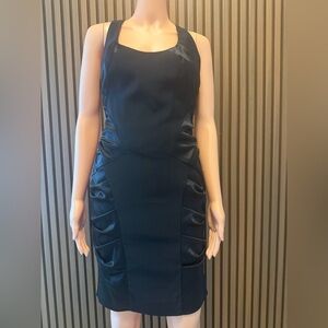 Nicole Miller Black Midi Dress